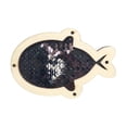 thumbnail image 2 of Kids Busy Board Lentejuelas Sensory Busy Board Accesorios, juguetes educativos de habilidades motoras , juguete Montessori para y niñas , Negro con plata yotijar Material de tablero ocupado, 2 of 10