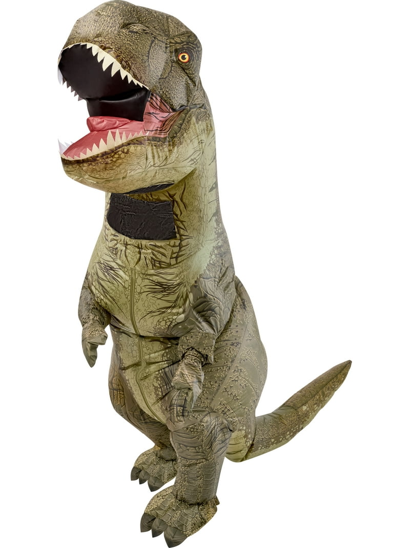 Jurassic World Inflatable T-Rex Costume for Adults by Rubies, Unisex (One Size Fits Most)