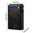 thumbnail image 3 of WFSCRD Wallet For Men Ultra-Thin RFID Blocking Bifold With POP UP Card Slot & Money Clip Wallet Front Pocket Design Holds 12 Cards & Cash Gift For Dad/Husband, 3 of 7