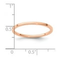 thumbnail image 2 of 14kr 1.2mm Flat Stackable Band Ring Size 6.5 Stackable Ring for Women and Men - 1.2 Grams, 2 of 2