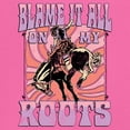 thumbnail image 3 of Blame it All On My Roots Women's Tank Top Vintage Country Fair Rodeo Cowgirl, 3 of 7