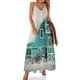 thumbnail image 1 of Vestido sin mangas Luna Barn Teal, vestido de noche para mujer, vestidos de verano, 1 of 7