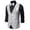 Silver, variant on QENGING Men's Suit Jacket Party Jacket Waistcoat Suit Personality Sequins Casual Vest Blazer Jacket for Home Party Outdoor