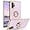 865-Light Purple, variant on for Samsung Galaxy Note 10 Plus Case with Ring Holder Kickstand 360 Degree Rotation Car Finger Slim Cover Shockproof Protective Phone Case for Samsung Note 10 Plus, Light Purple
