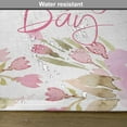 thumbnail image 6 of Ambesonne Country Place Mats Set of 4, Watercolor Flowers Leaf, Standard Size, Pale Pink and Green, 6 of 6