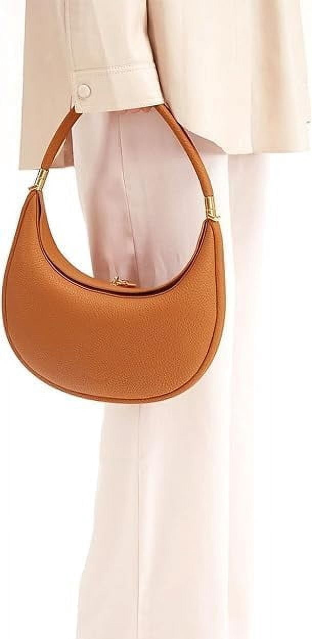 PU Leather Crescent Bag Crossbody Purses for Women Luna Bag 4 In 1 Cute Shoulder Bag Half Moon Bag Hobo Clutch Purse