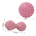 thumbnail image 3 of Toudaret 1 Pair Massage Ball Effective Muscle Relaxation Fitness Equipment Fascia Exercise Relieve Pain Yoga Ball for Fitness, 3 of 6