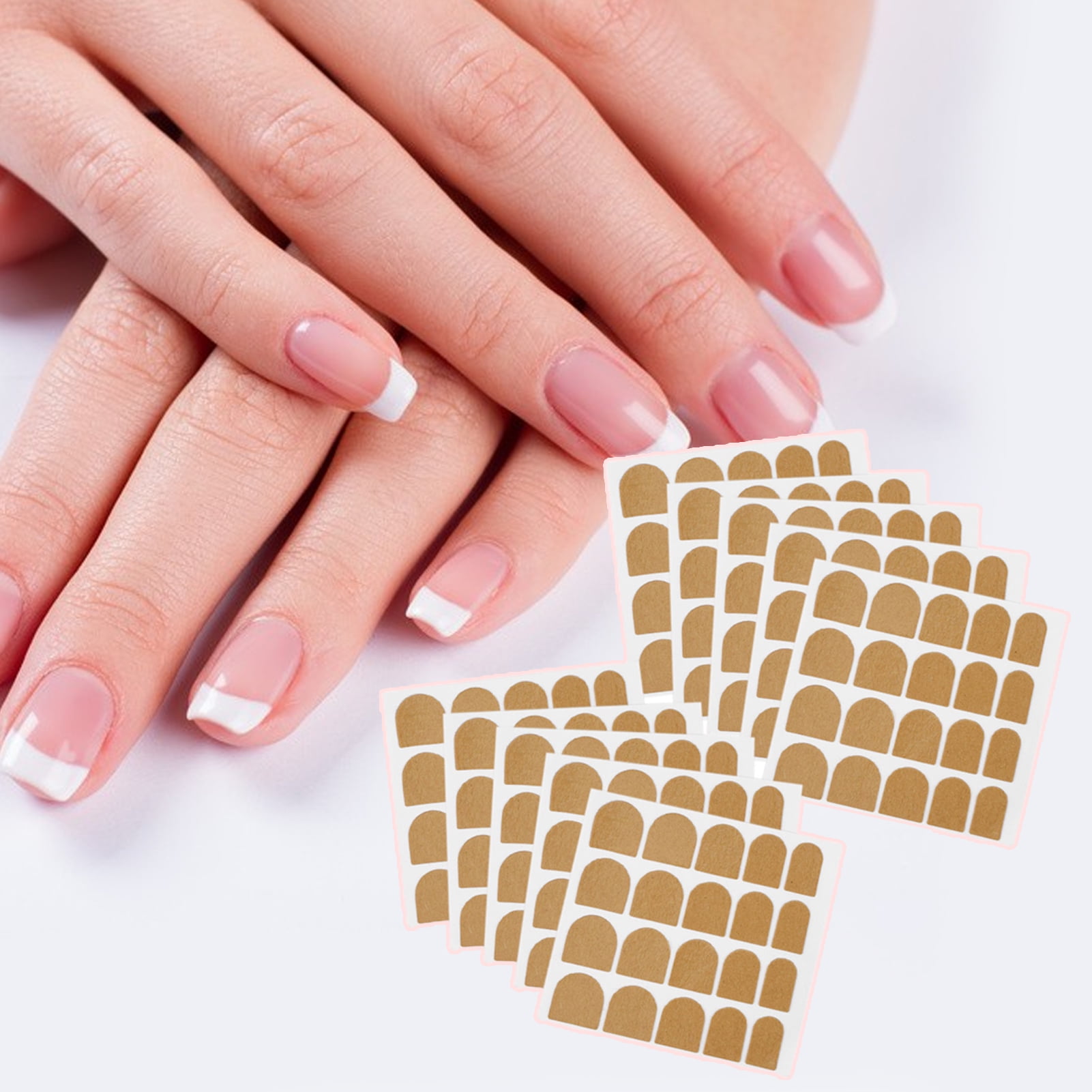 Sarkoyar 10Pcs Nail Jelly Glue Doublesided Disposable Waterproof False