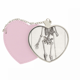 thumbnail image 1 of Esqueleto humano cuerpo patron decoracion Bolsa de viaje Mirror maquillaje corazón rosa, 1 of 4