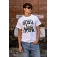 thumbnail image 5 of Funny Boat Fishing Morning Rush Hour Men's Graphic T Shirt Tees Brisco Brands S, 5 of 6