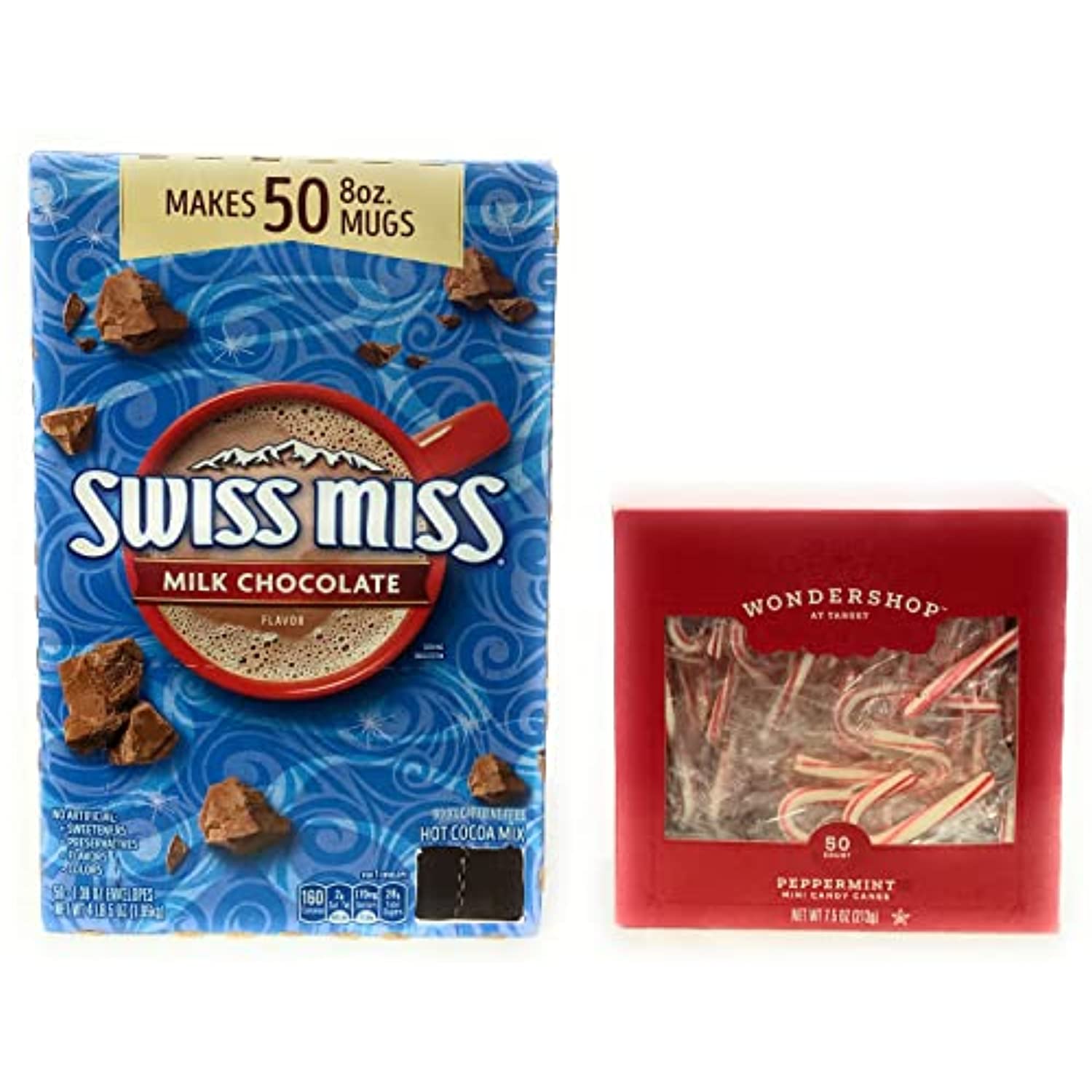 Swiss Miss Milk Chocolate Bundle With Peppermint Mini Candy