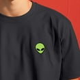 thumbnail image 5 of Dalix Alien Midweight Garment Dye Soft Tee Short Sleeve Cotton Shirt Mens in Black XS X-Small, 5 of 5