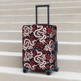 thumbnail image 5 of Uemuo Snake And Rose Printed Washable Luggage Cover - Fashion Suitcase Protector Fits 18-32 Inch Luggage -X-Large, 5 of 9
