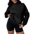 thumbnail image 3 of Camisa para mujer,Sudadera informal de manga larga para mujer, jersey de poliéster con bolsillo multifuncional, ideal para viajar en avión y estar en casa, sopatenor, 3 of 9