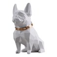 thumbnail image 2 of Escultura de Arte Estatua Diseño Simple Estatuil de Francés Decoración Animal Geométrica para Regalos para El Hogar Recuerdos Caja de grande Baoblaze estatuilla de bulldog francés, 2 of 8