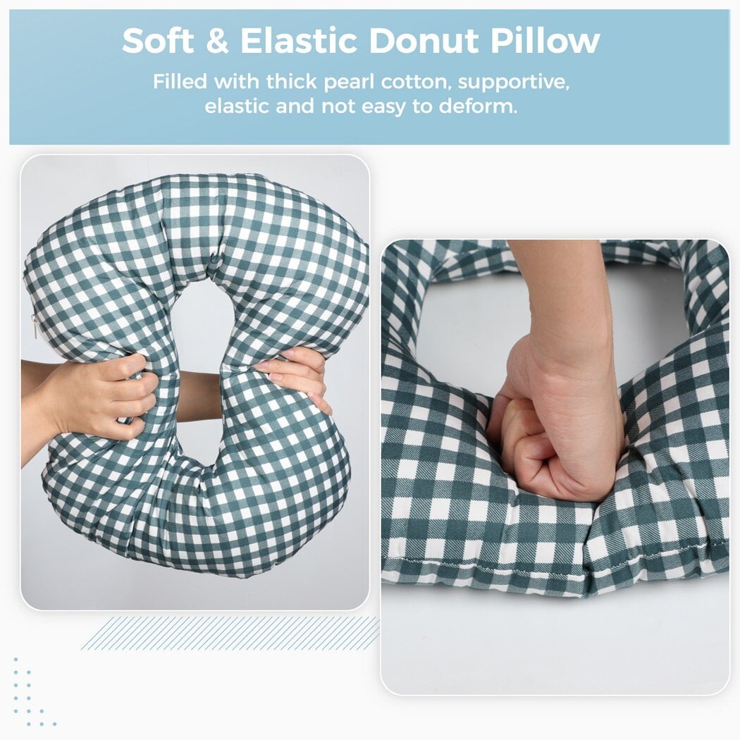 Donut Pillow for Tailbone Pain Reduction, Elastic Donut Shape Seat