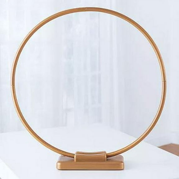28" Gold Plastic Tabletop or Hangable Balloon Hoop