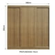 thumbnail image 3 of Ropero Closet Madesa Reno 3 Puertas 4 Cajones MM 1, 3 of 5