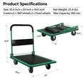 Platform Truck Hand Truck Large Size Foldable Dolly Cart for Moving