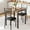 Set Of 3 Desktop_Vintage Color, variant on WALYWIK Dining Table for 2, Small Table and Chairs Set of 2, Dinette Set for 2, Square Dinner Table Set, 3 Piece Kitchen & Dining Room Sets for Small Space (Grey, Dining Table with 2 Chairs)