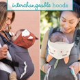 thumbnail image 4 of Infantino Cuddle Up Baby Carrier for Infants, 2-Ways to Carry, 12-40lb, Fox and Unicorn Bundle Pack, 4 of 12