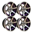 thumbnail image 1 of 4 Rines 13 4X100 Purple UnderCut Nissan Tsuru, CHEVY, ATOS, 1 of 2
