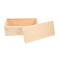 thumbnail image 2 of Sliding Wood Box Unfinished Sliding Wooden Case Gift Box Jewelry Case Wood Storage Box, 2 of 9