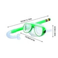 thumbnail image 3 of Swimming, Snorkelling Children's Goggles + Snorkel SetNew Material PVC Goggle Set, Outdoor & Sport, 3 of 4