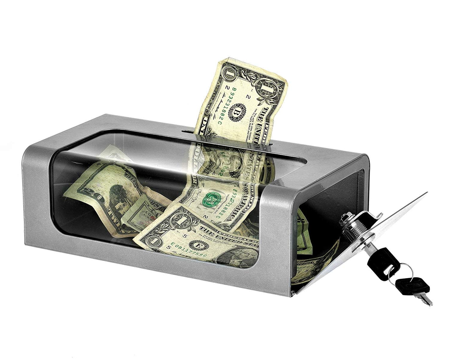 Adiroffice 63703 Steel Donation/Suggestion Box