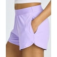 thumbnail image 3 of 4 Pack Women's 3" Dry-Fit Dolphin Running Shorts with Pockets - Athletic Gym Workout Basketball Sports Shorts, 3 of 6