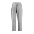 thumbnail image 6 of Women Capri Pants 2026 Summer Trendy Linen Cropped Trouser with Pockets Beach Casual Cruise Fashion Capris Clothes Silver XL, 6 of 6