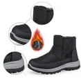 thumbnail image 5 of Xiaoxatg Women's Boots Couples Winter Warm Comfortable On Mid Top Boots for Men and Women 7.5 Black, 5 of 9