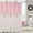 Pink Striped, variant on Farmhouse Pink Shower Curtain,Bowknot,Cotton Blend Fabric,Pleated Pink Stripe,Country Style,72x72 in
