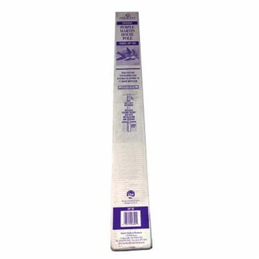 Heath Telescoping Martin House and Gourds Pole, White, 15'