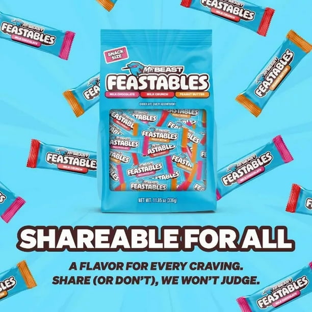 MrBeast Chocolates Variety Pack for Office Breakroom - 28ct