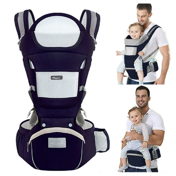 Lamgool Detachable Baby Carrier with Feeding Bottle Holder, Front and