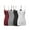Black/Hgrey/White/Burgundy, variant on 4 Pack Women's & Juniors Basic Solid Adjustable Spaghetti Strap Long Camisole Layer Tank Top Size S – 3XL