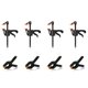 thumbnail image 4 of Juego de clips de 8 piezas, abrazadera de una mano Abrazadera de liberación rápida Abrazadera de sujeción Abrazaderas de agarre rápido y alto rendimiento con abrazaderas de resorte de nailon, ideales, 4 of 8