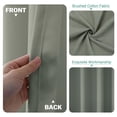 thumbnail image 5 of DONGPAI Linen Door Curtain for Doorway Privacy, Grommet Room Divider Curtain Cover Darkening Closet Curtain for Bedroom Closet Door, 1 Panel, 5 of 8