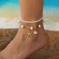 thumbnail image 6 of Multi Layer Anklet Chain For Women Lightweight Comfortable Beachwear Accessories, 6 of 16