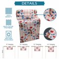 thumbnail image 6 of 4th of July Table Runner 90 Inches, Independence Day Floral Pink Striped Bed Runner Dresser Scarves Tabletop for Indoor Outdoor Parties/Ceremony/Banquet, 13" x 90", 6 of 9