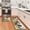 Rooster, variant on Black Kitchen Rugs and Mats Non Skid Washable Absorbent Microfiber Kitchen Mats for Floor Anti Fatigue Kitchen Mat Set of 2 Black Kitchen Decor Stain Resistant 17"x47.2" 17"x23.6"