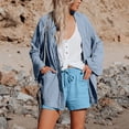 thumbnail image 7 of Women's Pants Fashion Shorts For Women Casual High Waist Straight Leg Sports Casual Loose Shorts, 7 of 7