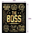 thumbnail image 5 of Bosses Day Gifts for Him Men, Boss Gifts for Men, Cool Boss Gifts for Men, Funny Boss Gifts, National Boss Day Gifts, Boss Appreciation Gifts, Christmas Birthday Gifts for Boss Blanket 50*60, 5 of 5