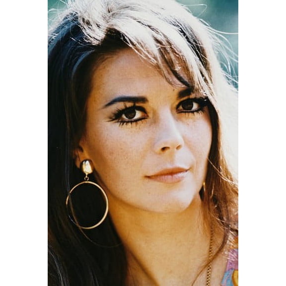 Natalie Wood Beautiful Color Glamour Portrait 24X36 Poster