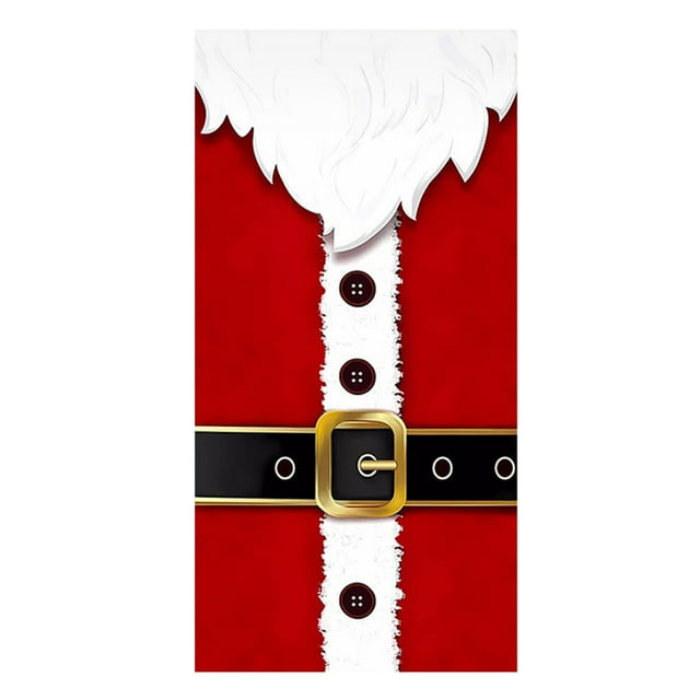 Christmas Door Decoration Door Cover Hanging Cloth Holiday Party Layout Scene Background Cloth