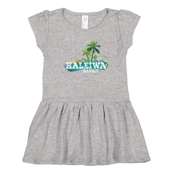 Inktastic Haleiwa Hawaii Vacation Girls Toddler Dress