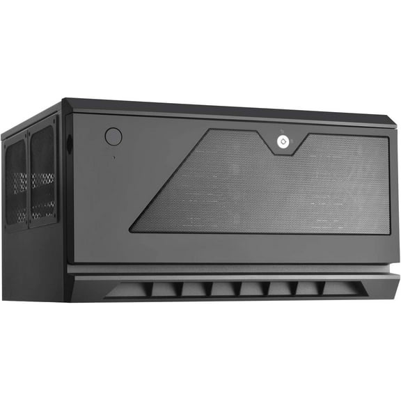 Silverstone CS381 Micro-ATX/Mini-DTX/Mini-ITX 8-Bay Hot-Swap 2.5"/3.5" SAS-12G NAS Storage Case with Two 120mm Dual Ball Bearing Fan, Black, SST-CS381B
