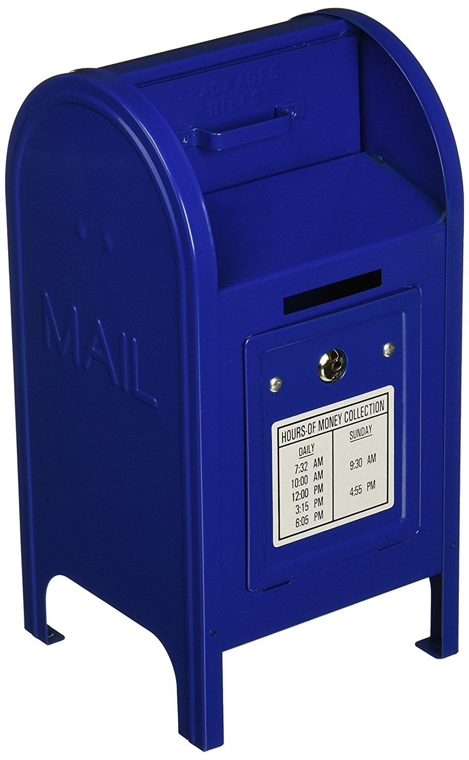 New ERTL Miniature Sheet Metal USPS Mailbox Coin Bank 