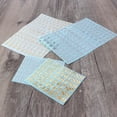 thumbnail image 2 of Osdhezcn 2 Sheets Shiny Letter Gift Alphabet Sticker Self Adhesive Letters Gold Silver, 2 of 12